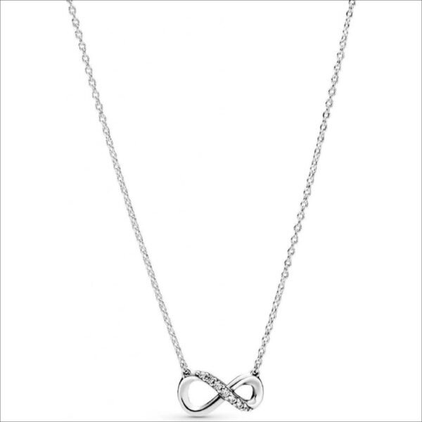 Pandora Krátký Třpytivé nekonečno 398821C01;Pandora Short Sparkling Infinity 398821C01