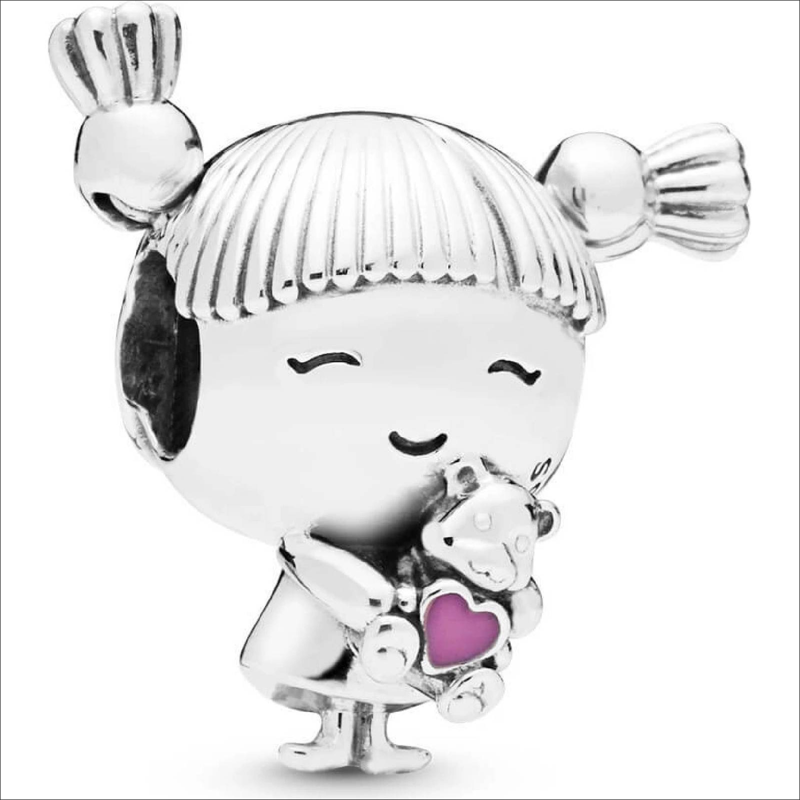 Pandora Stříbrný korálek Holčička s culíky 798016EN160;Pandora Silver Bead Little Girl with Ponytails 798016EN160 1 Pandora Stříbrný korálek Holčička s culíky 798016EN160;Pandora Silver Bead Little Girl with Ponytails 798016EN160
