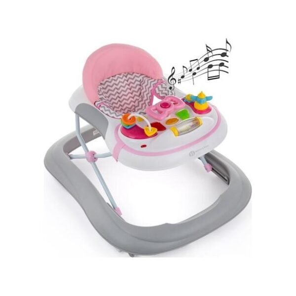 The Petite&Mars Monty walker will help your baby, who is learning to walk and discovering the world, to maintain stability and safe orientation in space.