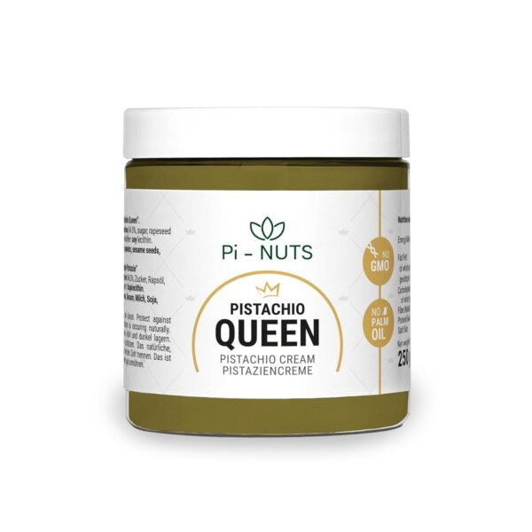 Pi-nuts Pistachio Cream up to 54.5% Pistachios - Sweet Bread Spread - Pistachio Paste for Ice Cream for Baking, as Spread - Crema di Pistacchio without Palm Oil - 250 g