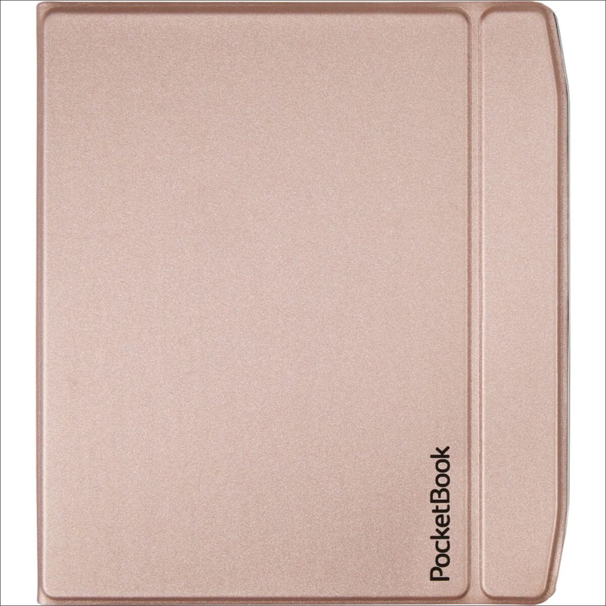 A stylish and protective flip case designed specifically for the PocketBook Era e-reader, featuring a shiny beige finish.