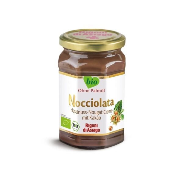 Rigoni di Asiago - Nocciolata - 1 x 250 g, nut nougat cream, hazelnut cream without palm oil, nut nougat cream without palm oil, delicious bread spread