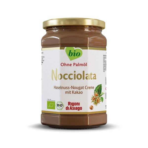 Rigoni di Asiago - Nocciolata - 1 x 650 g, nut nougat cream, hazelnut cream without palm oil, nut nougat cream without palm oil, delicious bread spread