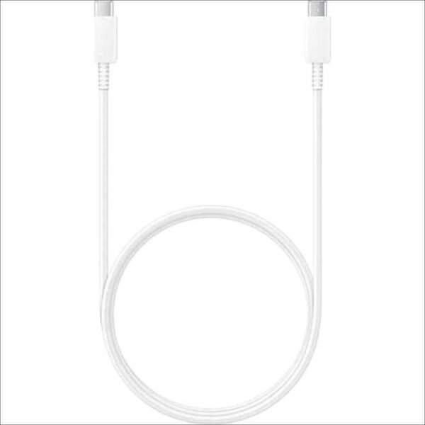 Fast-charging USB-C to USB-C cable (1.8m) for data transfer and charging, up to 3A.