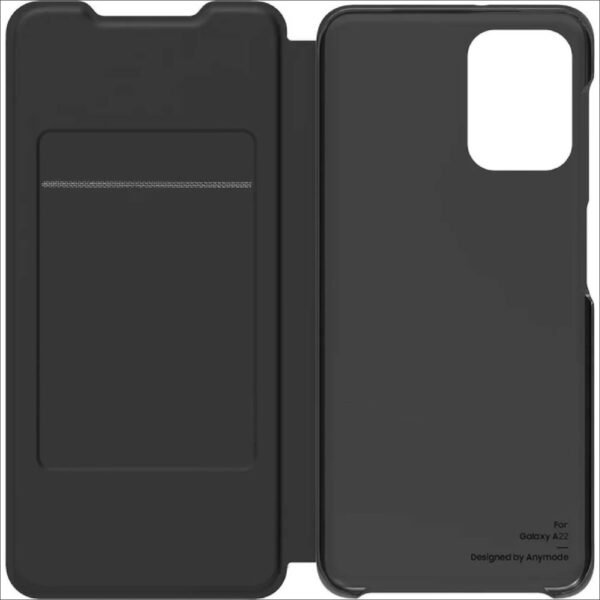A sleek and functional wallet cover designed specifically for the Samsung Galaxy A53 5G, featuring an antimicrobial coating, a hidden card pocket, and comprehensive front-to-back protection.