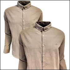 SHIRT M. CORDUROY CLASSIC BEIGE L