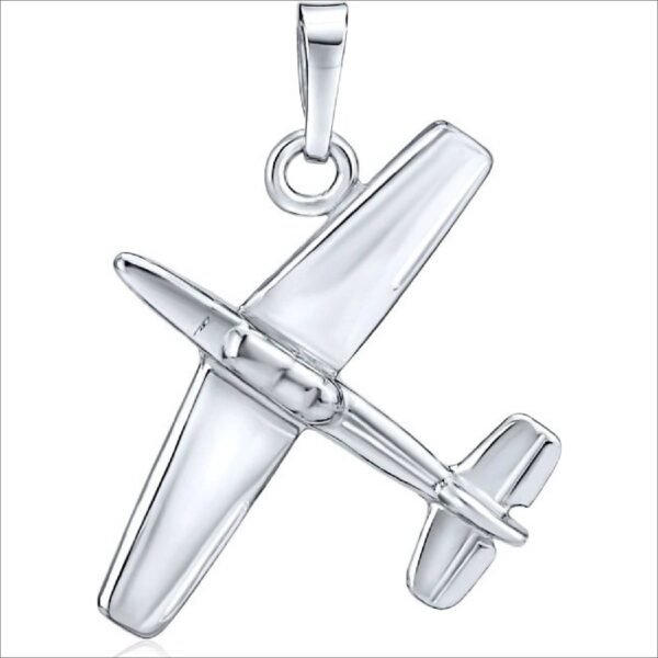 silvego;SILVEGO Silver airplane pendant SILVEGOB10690ZT;silvego
