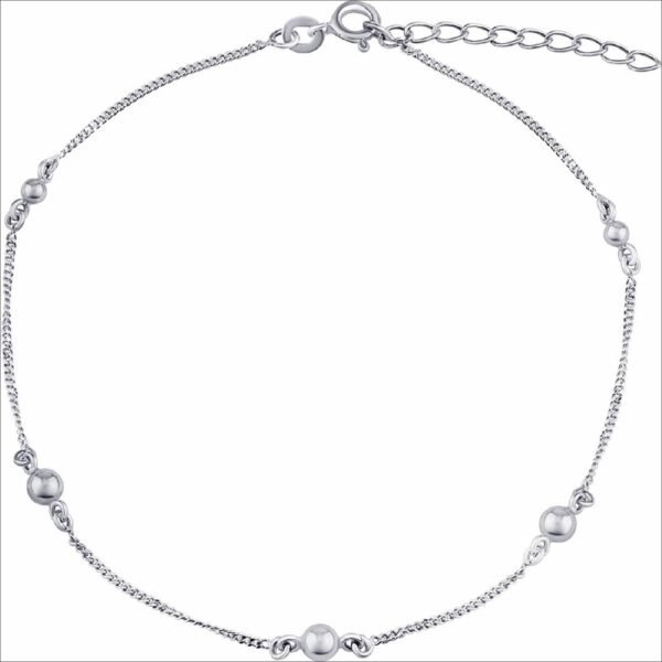 silvego;SILVEGO silver anklet elizabeth with balls ZT160977A;silvego