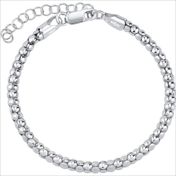 silvego;SILVEGO Silver anklet popcorn TTT3000NHB;silvego