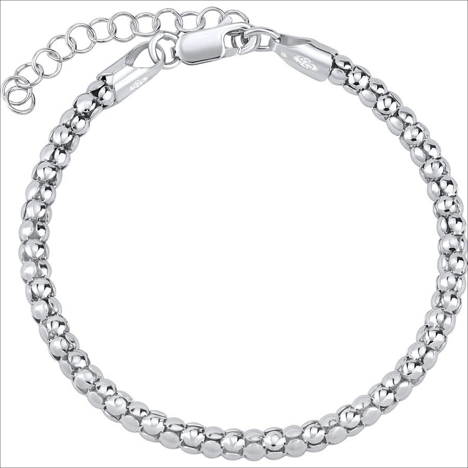 silvego;SILVEGO Silver anklet popcorn TTT3000NHB;silvego 1 silvego;SILVEGO Silver anklet popcorn TTT3000NHB;silvego