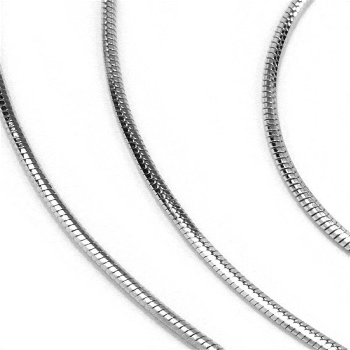 SILVEGO Stříbrný řetízek hádek Diamond Octagon TTTGM8;SILVEGO Silver Chain Necklace Diamond Octagon TTTGM8