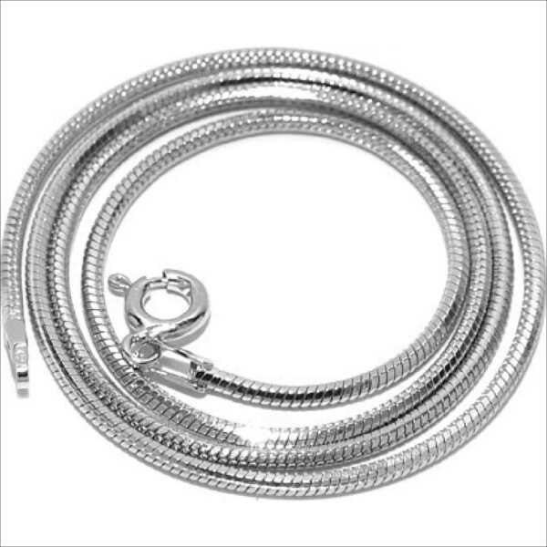 SILVEGO Stříbrný řetízek hádek osmihran TTT8DC12;SILVEGO Silver chain with octagonal shape TTT8DC12