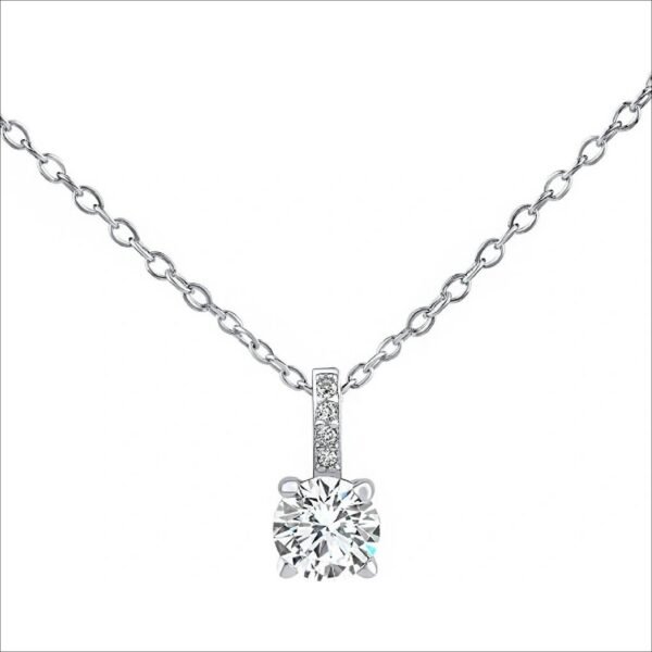 SILVEGO Stříbrný s čirými Swarovski® zirconia LPS1274NSWW;SILVEGO Silver with clear Swarovski® zirconia LPS1274NSWW