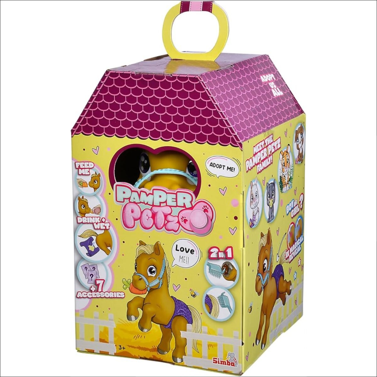 Pamper Petz: a collection of cute animals from the diaper gang who want to be fed and cared for, looking for their owner who will adopt them, give them a name and surround them with love.