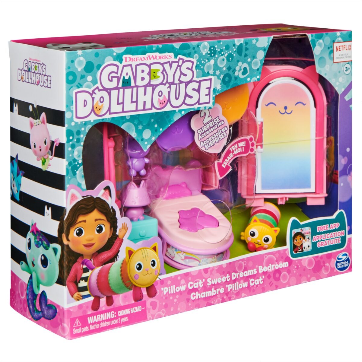 Discover the magical world of Gabby and her adorable cats This deluxe toy set is part of the Gabby and the Magic House universe