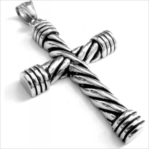 Steel Jewelry;Steel Jewelry Surgical Steel Cross Pendant PR140133;Steel Jewelry