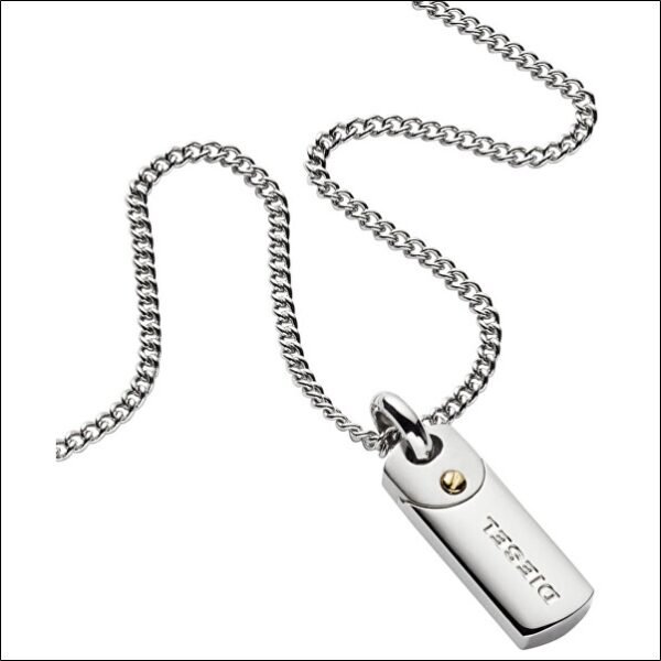 Stylish men's necklace with pendant DX1116040;Collier élégant pour hommes avec pendentif DX1116040
