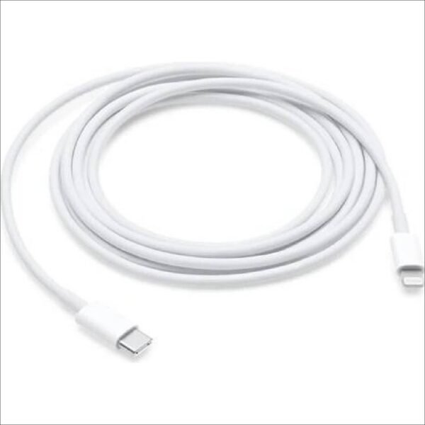 2-meter USB-C to Lightning data cable for Apple devices, supporting data transfer and charging.