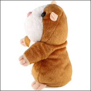 The adorable hamster Mireček will delight the whole family and you will have a lot of fun with him! The hamster Mireček can talk - just talk to Mireček and he will funny repeat everything he hears in his altered voice and will also nod his head cutely. You will definitely love the hamster Mireček and he will become an important part of your family! The toy is powered by 3x AAA batteries, which are included in the package.