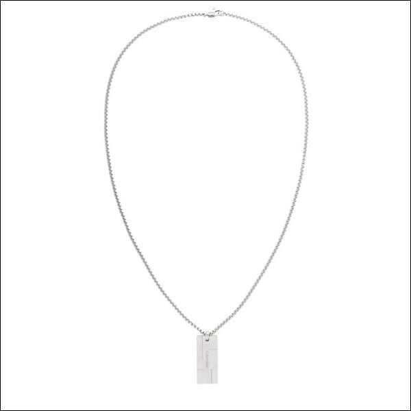 Timeless men's steel necklace Grid 35000058;Collier en acier intemporel pour homme Grille 35000058
