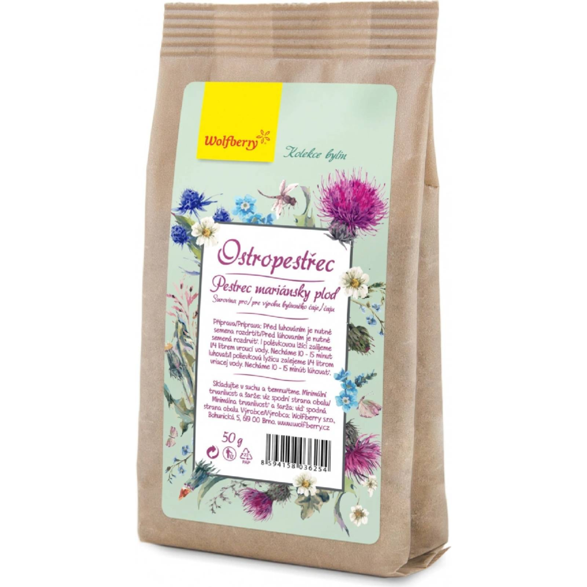 Wolfberry Thistle fruit herbal tea 50 g
