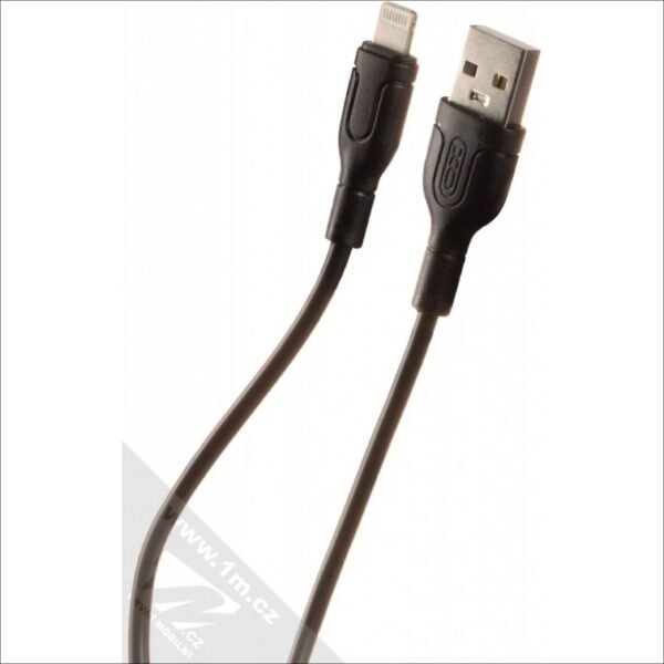 Fast-charging 2.1A Lightning cable (1m) for Apple devices, ideal for quick power-up and syncing.
