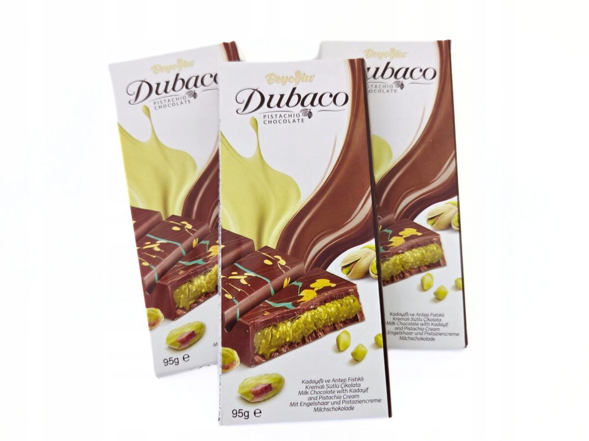6xChocolate Dubai Beyoglu 95g - Dubai Chocolate Pistachios Kadayif Gift