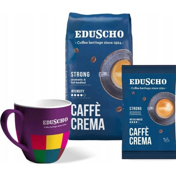 eduscho caffe crema strong roasted coffee 1 kg