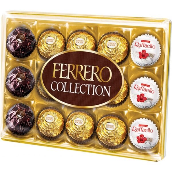 Ferrero Collection 172 g is a premium assortment of exquisite pralines, carefully crafted to deliver a luxurious taste experience.