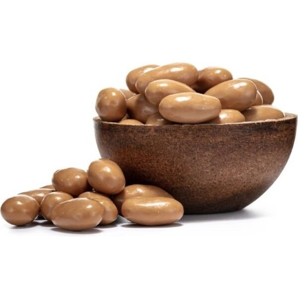 grizly almonds in white chocolate with caramel 500 g