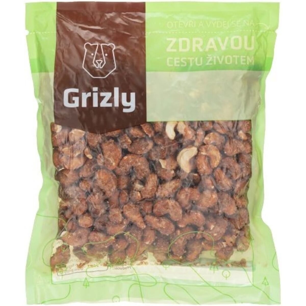 grizly cashews in salted caramel with honey 500 g