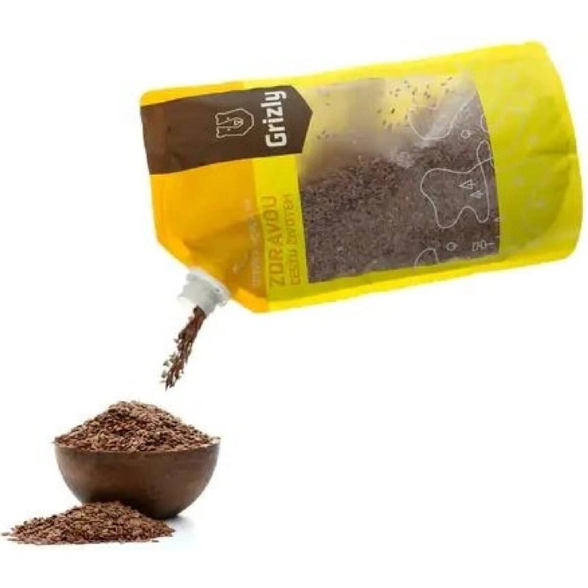 grizly flaxseed brown 1 kg