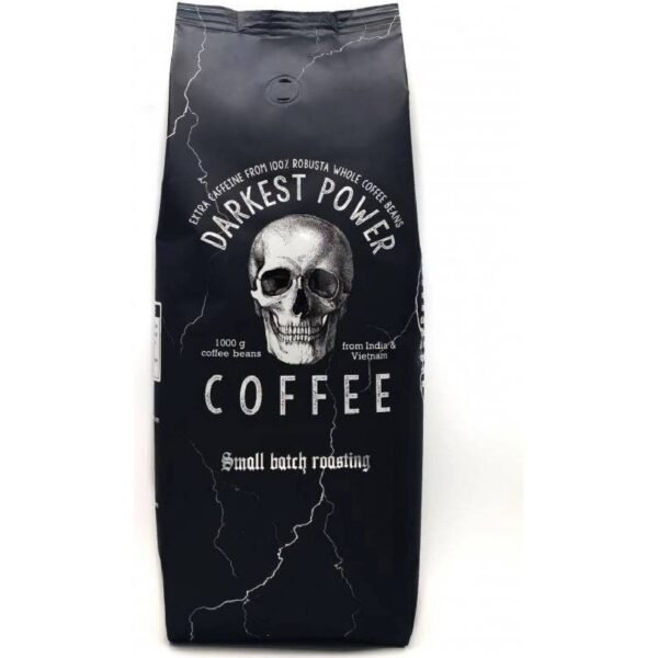 guggenheimer coffee darkest power espresso 100 robusta high caffeine low acids strong crema 1 kg