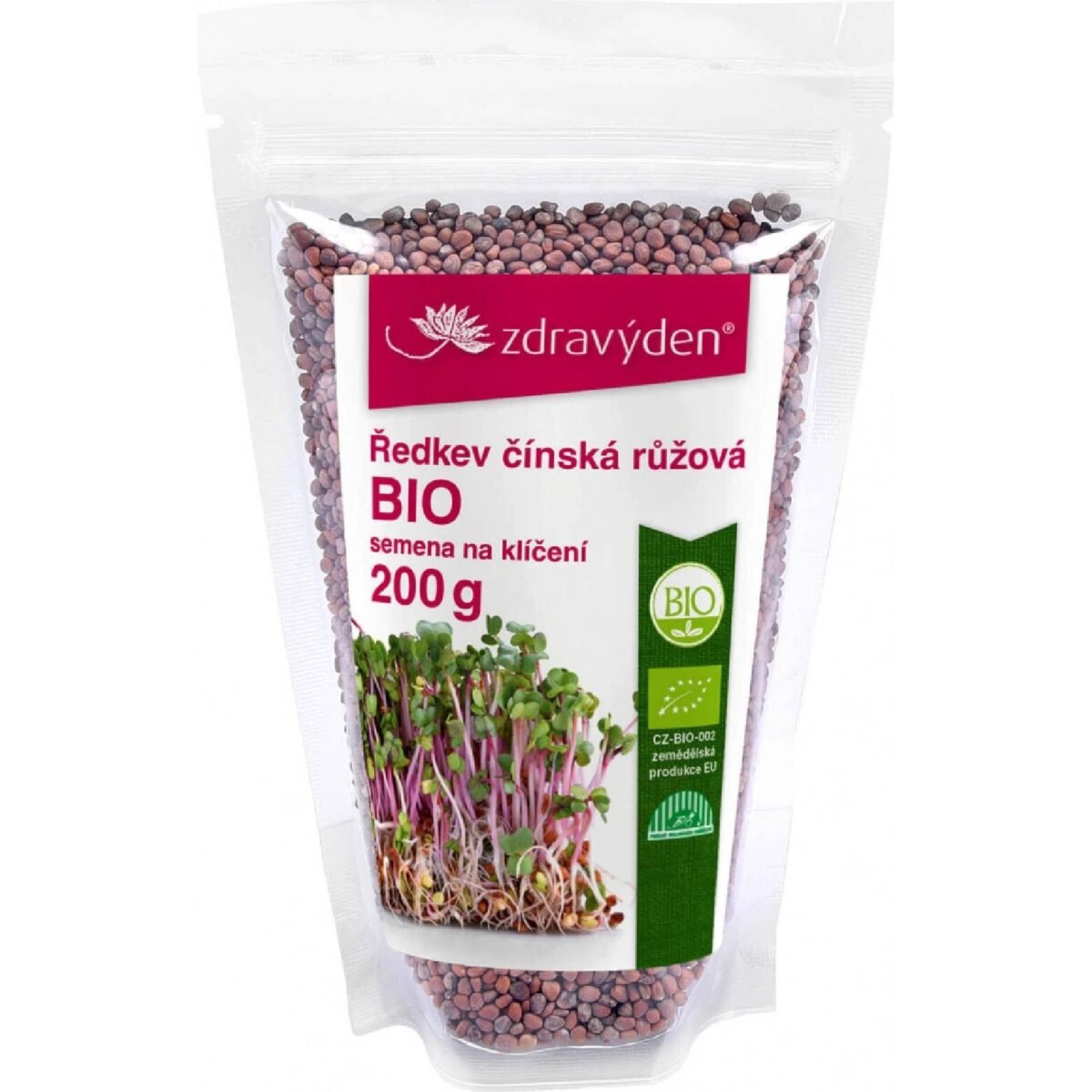 healthy day organic chinese pink radish seeds for germination 200 g