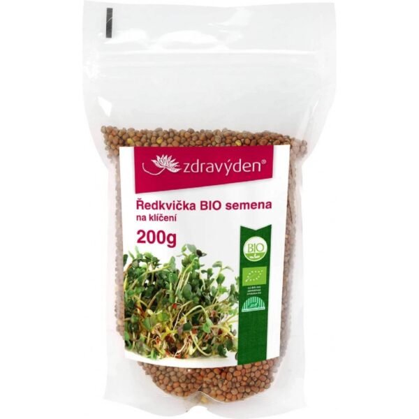 healthy day organic radish seeds for germination 200 g