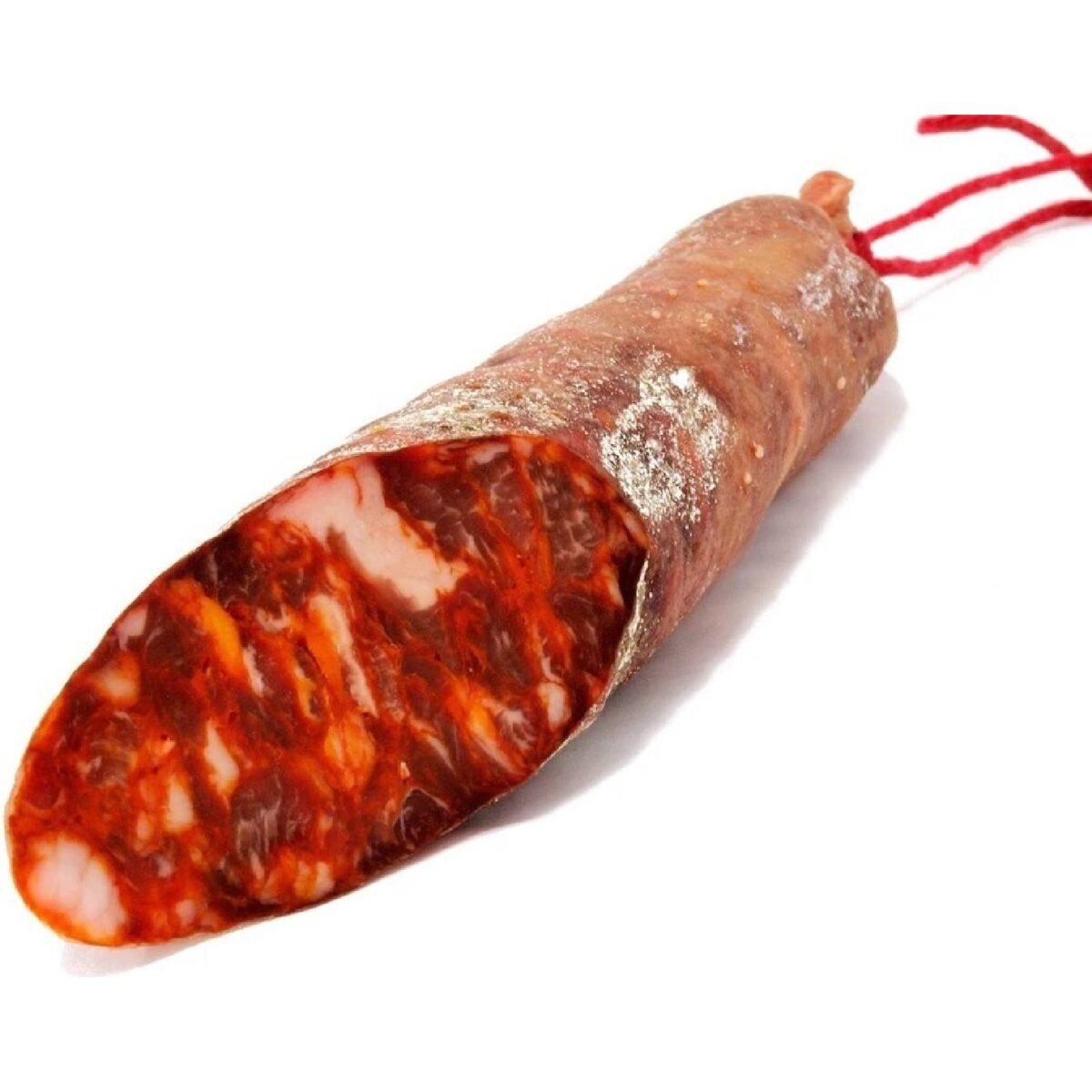 jamones y embutidos mallo sl chorizo ​​cular peppers from white pig mini 180 g