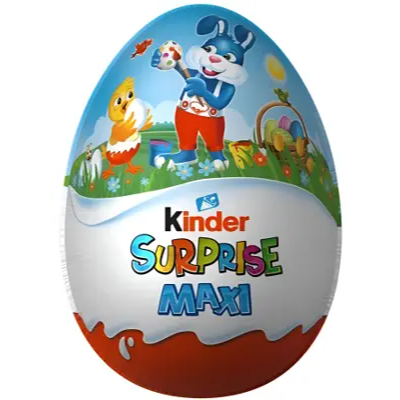 kinder surprise maxi chocolate egg with a surprise