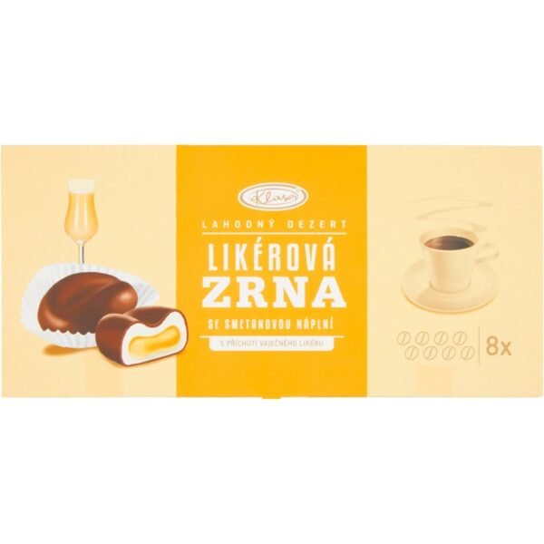 A delicious treat featuring smooth, creamy filling with a rich egg liqueur flavor, all encased in a delicate chocolate shell.