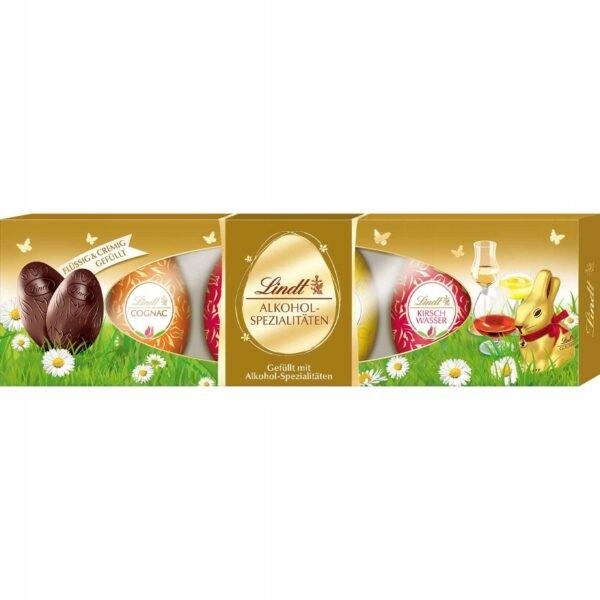 lindt chocolate eggs with alcohol filling 6 pcs 108g