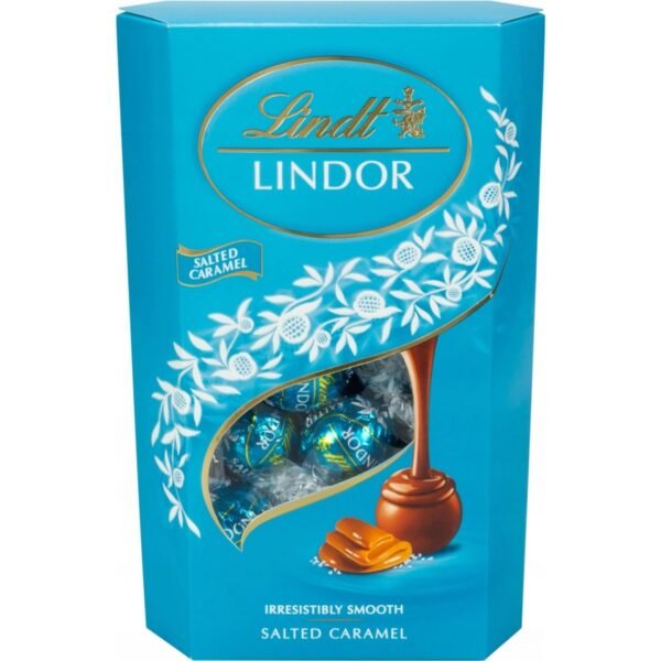 A luxurious assortment of smooth, creamy milk chocolate truffles with a rich salted caramel center.