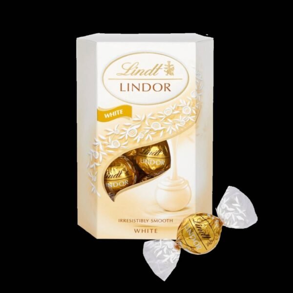 A luxurious assortment of smooth, creamy white chocolate truffles with a rich and velvety filling.