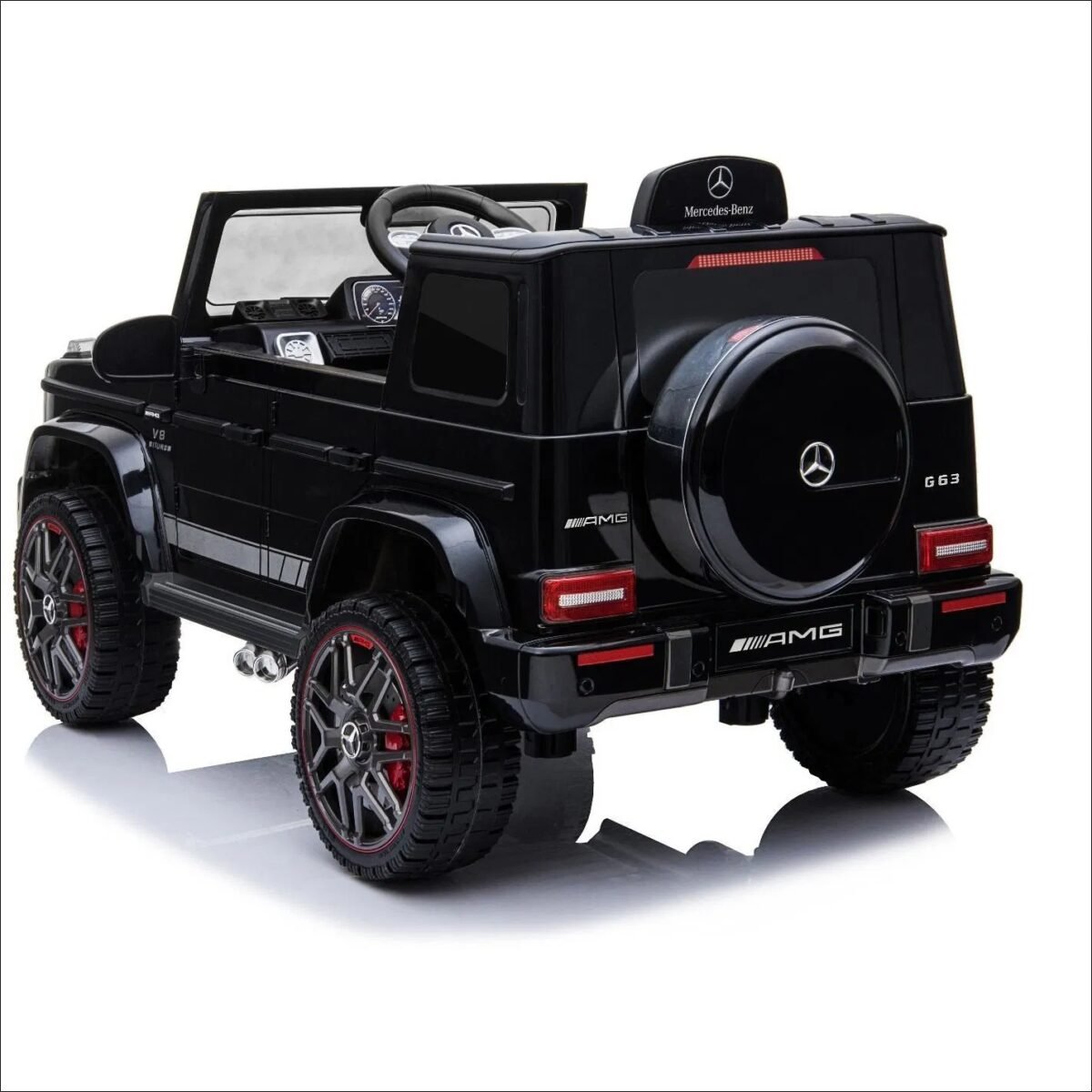 Children's Electric Car - suitable for boys and girls, load capacity up to 25kg, car dimensions: 110cm×69cm×56,5cm, car weight: 16kg, maximum speed: 6km/h, travelling time per charge: 5400min, total engine power: 40W, suitable from 3 years
