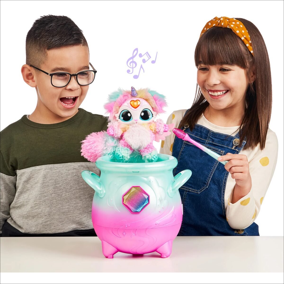 My Magic Mixies Rainbow is an interactive toy where children can create their own magical creature by casting a potion. The toy features vibrant rainbow-colored lights and sounds, enhancing the magic as kids complete the fun process. With the ability to create and care for their own Mixie, it offers a highly engaging and imaginative play experience for children aged 4 and up​