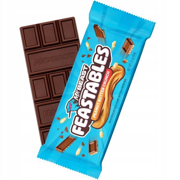 new mrbeast peanut butter 60g feastables original
