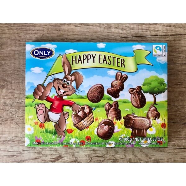 only happy easter milk chocolate figures 100 g