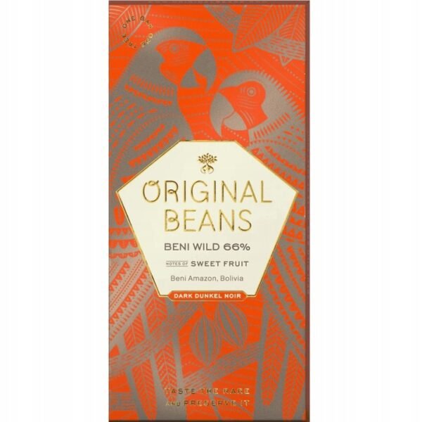 original beans dark chocolate beni wild 66 70g