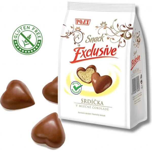 Poex Hearts in Milk Chocolate 90 g are a delightful assortment of heart-shaped chocolates, crafted with smooth and creamy milk chocolate. C