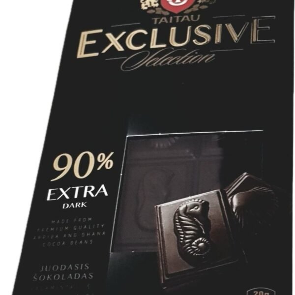 taitau exclusive selection dark chocolate 90