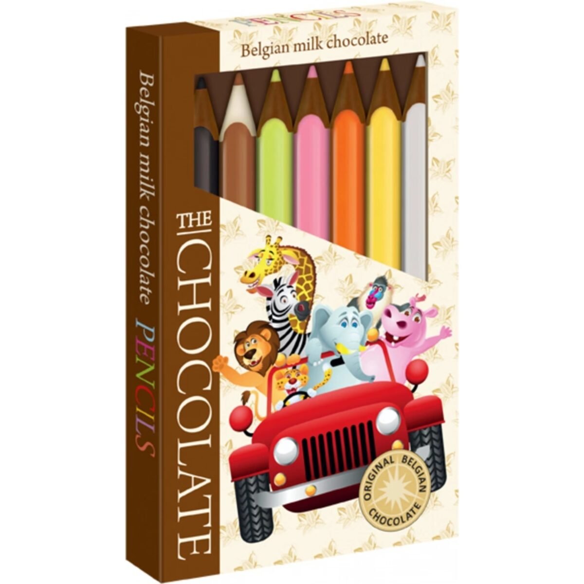 the chocolate milk chocolate crayons animal theme 100 g