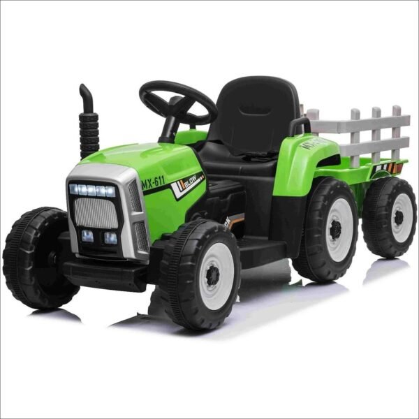 Children's Electric Tractor - suitable for boys and girls, load capacity up to 30kg, car dimensions: 136,5cm×52,5cm×50cm, car weight: 13kg, maximum speed: 7km/h, travelling time per charge: 90min, total engine power: 70W, need to buy 2piece(s) of batteries of type AAA, suitable from 2 years